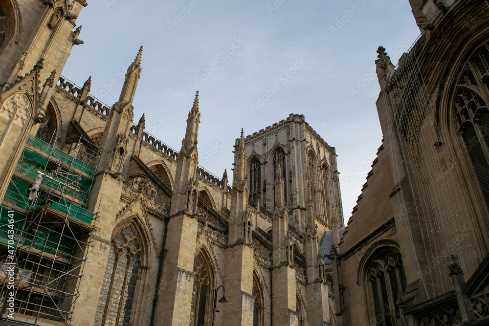 Facade of York Minster Cathedral