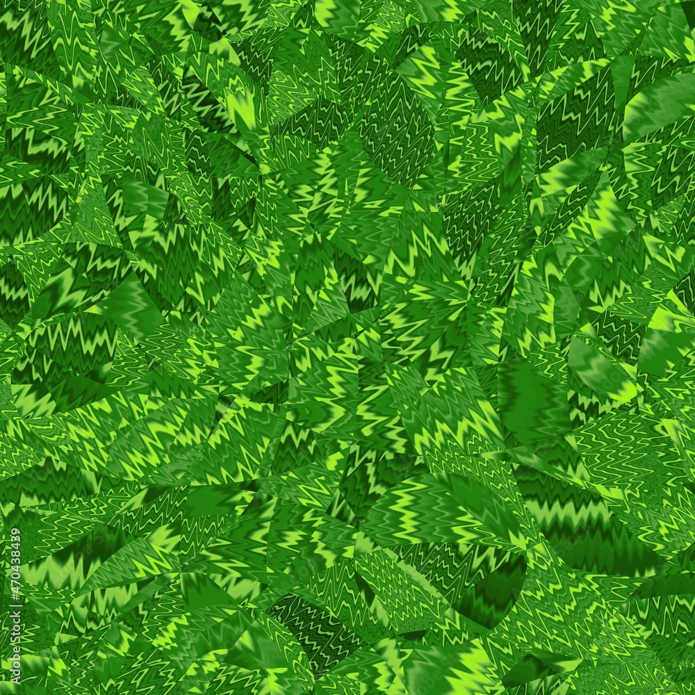 Fototapeta premium Abstract green leafy seamless background pattern
