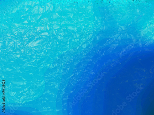 Rough blue ink watermark abstract illustration with reflection