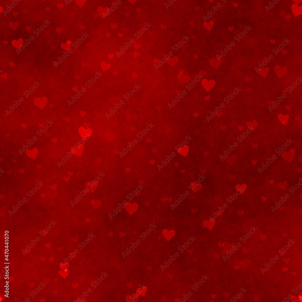 Red heart seamless background pattern