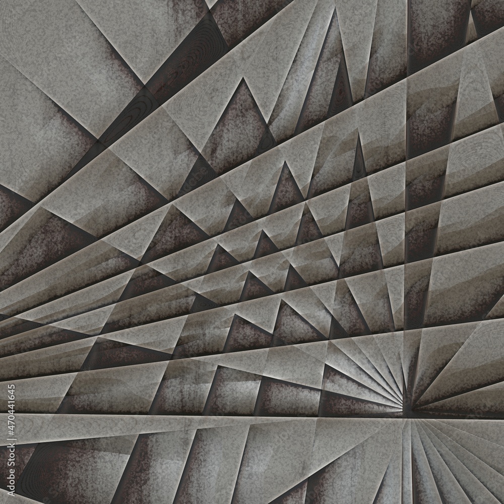Obraz premium Abstract art perspective design intersections background 