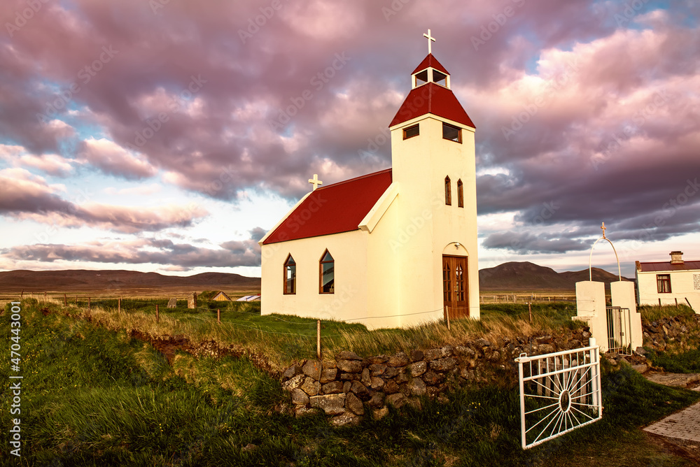 Iceland wooden church