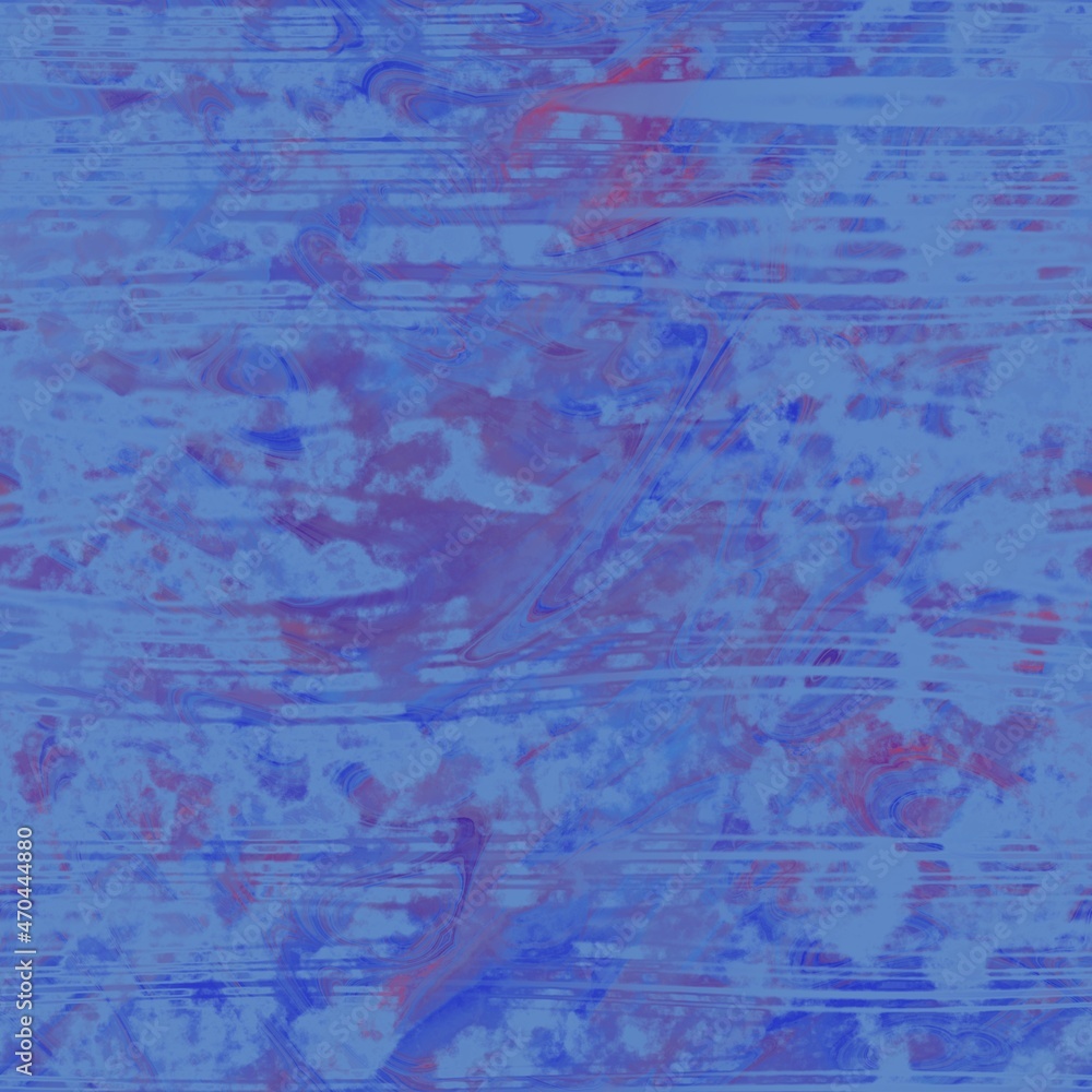 Seamless blue red grunge paint splatter background texture