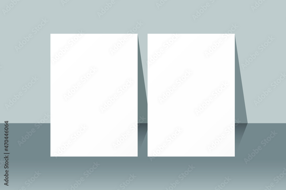 Brochure A5, A4, A3 template. vector illustration