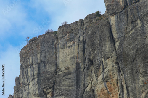 Cima del massiccio Pietra di Bismantova, Apennino Reggiano,