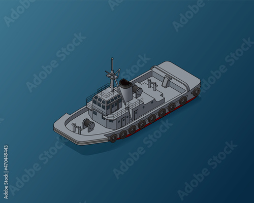 Japan Maritime Self-defense Force, JMSDF, YT-58 class Yard Tugboat