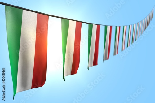 Photography beautiful any holiday flag 3d illustration