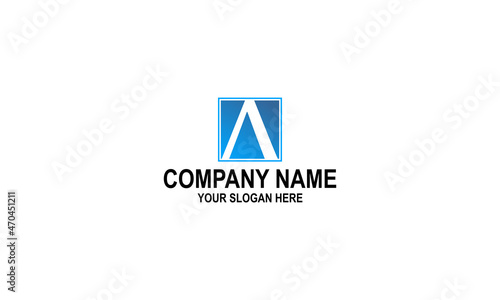 a initial logo design concept bussines