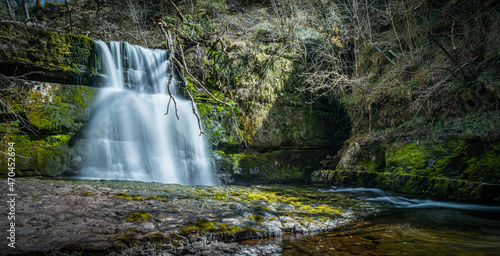 Sgwd Clun-Gwyn Waterfall