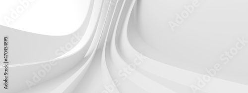 Modern Hall Wallpaper. Wave...