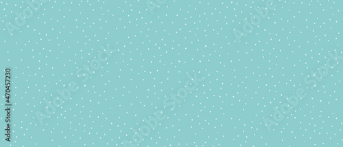White snow falling on blue sky. Seamless background pattern. Snowflakes design for christmas greeting card banner od package