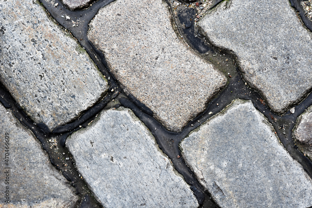 Obraz premium paving stone road