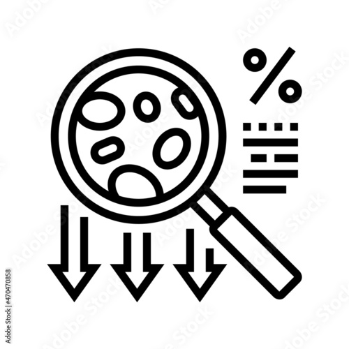 congenital dyserythropoietic anemia disease line icon vector. congenital dyserythropoietic anemia disease sign. isolated contour symbol black illustration