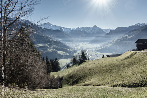 Blick in die Ferienregion Zillertal in Tirol photo
