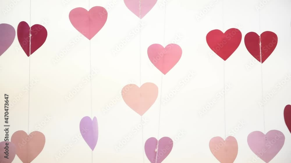 Coeurs de St Valentin volant pour les amoureux Coeurs de St Valentin volant pour les amoureux
