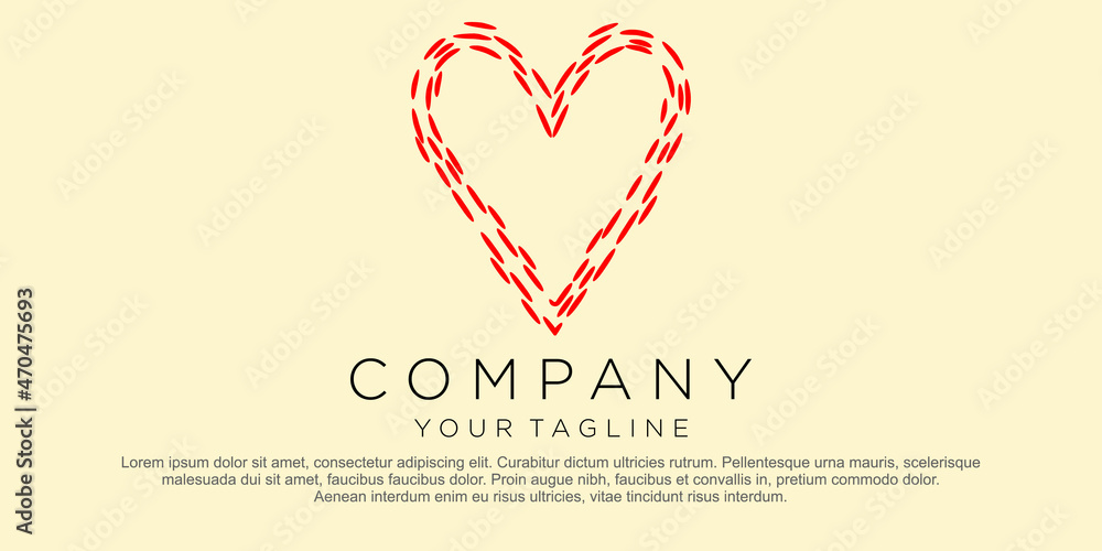 Logo Heart shape vector. Love illustration. Hand drawn design for Valentine's day card background. Web icon, symbol, sign. Romantic wedding invitation Logo Heart shape vector. Love illustration. Hand drawn design for Valentine's day card background. Web icon, symbol, sign. Romantic wedding invitation