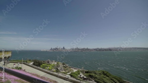 Wallpaper Mural San Francisco Panorama. San Francisco, California, USA downtown skyline. San Francisco from the ocean. Torontodigital.ca