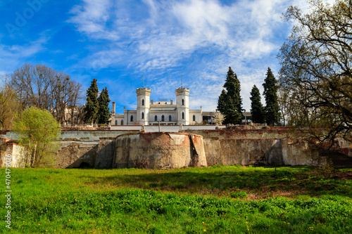 Sharovka palace in neo-gothic style, also known as Sugar Palace in Kharkov region, Ukraine photo