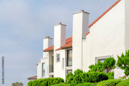 White residential building at La Jolla, California photo