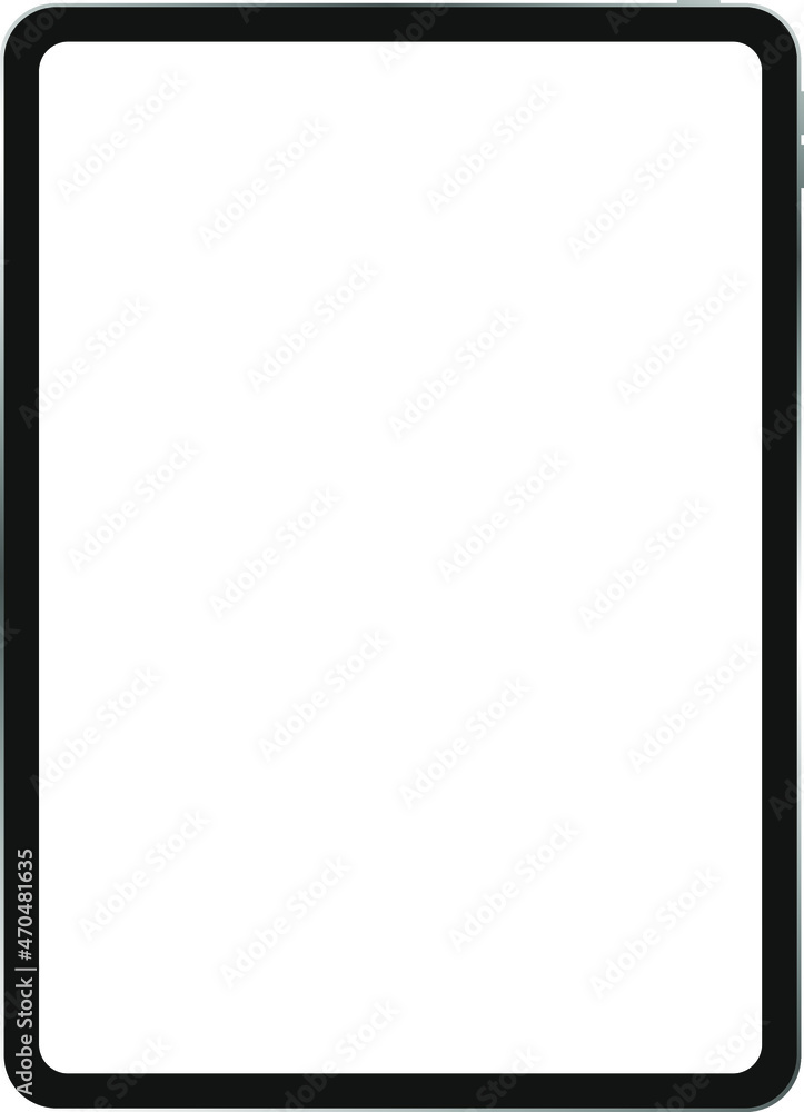 Realistic black Tablet. Front Display View. High Detailed Device Mockup. Separate Groups and Layers. Easily Editable. Vector illustration
Realistic black Tablet. Front Display View. High Detailed Device Mockup. Separate Groups and Layers. Easily Editable. Vector illustration