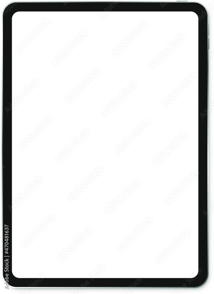 Realistic black Tablet. Front Display View. High Detailed Device Mockup. Separate Groups and Layers. Easily Editable. Vector illustration
Realistic black Tablet. Front Display View. High Detailed Device Mockup. Separate Groups and Layers. Easily Editable. Vector illustration