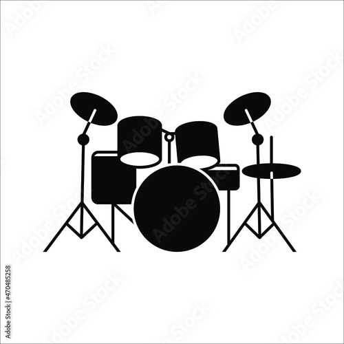 Drum Icon Symbol On white Background. Vector illustration Barrel Element In Trendy Style. eps 10