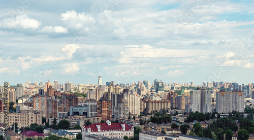 Kyiv city panorama, aerial view © Antonio