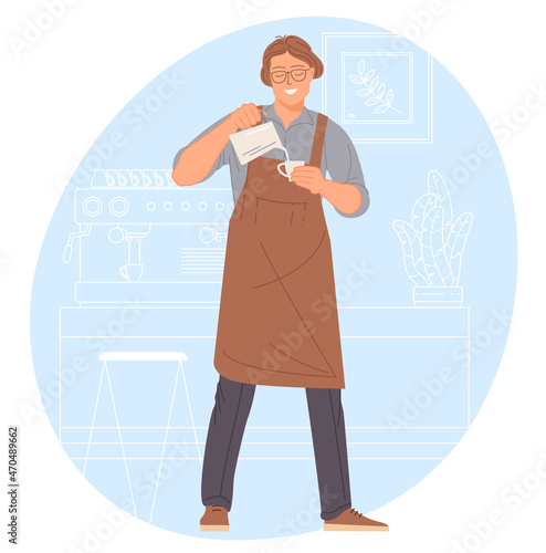 Coffee shop - small business illustrations.
