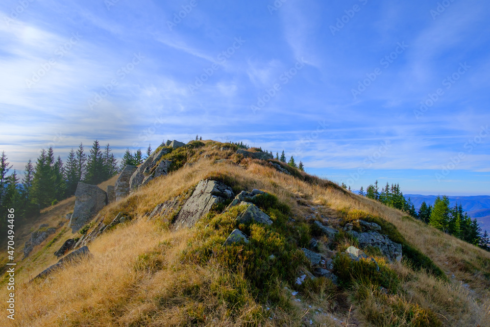 Beautiful autumn sunrise in the Carpathian mountains Beautiful autumn sunrise in the Carpathian mountains