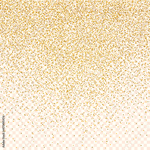 Wallpaper Mural Golden luminous background. Glitter stippled texture. Vector shining banner. Torontodigital.ca