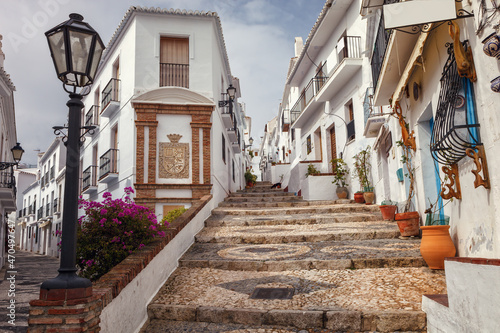 Fototapeta Naklejka Na Ścianę i Meble -  FrigiFrigiliana, traditional town on the Malaga coast, Spain