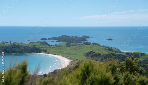 View of the Mimiwhangata Bay  New Zealand