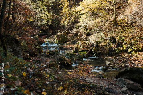 M  llerthal oder M  llerdall in Luxemburg in Herbst