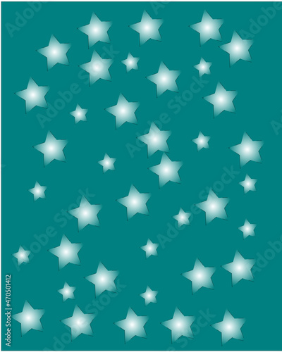 blue star background