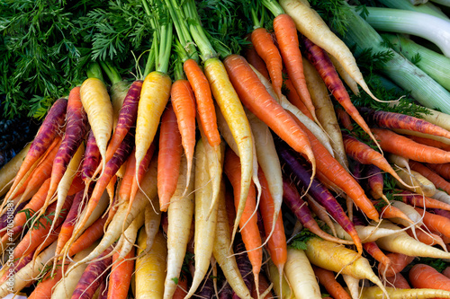 Carrots for Sale at Local Farmers Market
