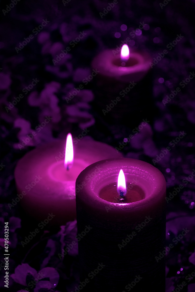 candle burn black background light a lot violet velvet purple blue candle burn black background light a lot violet velvet purple blue