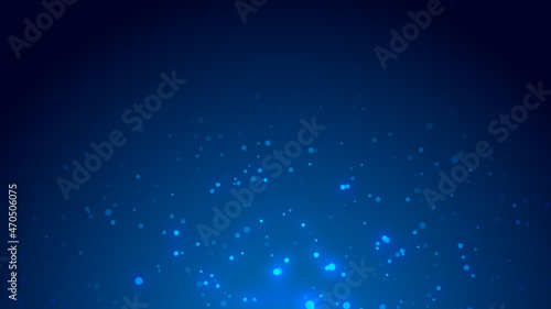 Abstract dot white blue pattern gradient texture technology background.