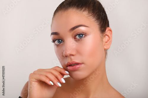 woman beauty portrait makeup