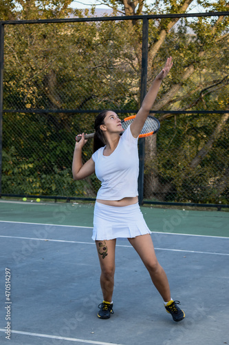 person playing tennis © Latino Photography