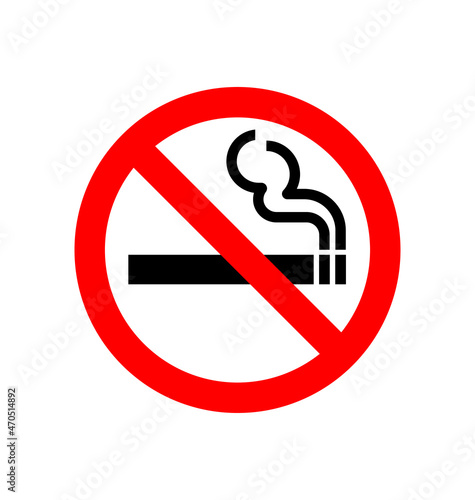 classic no smoking sign symbol