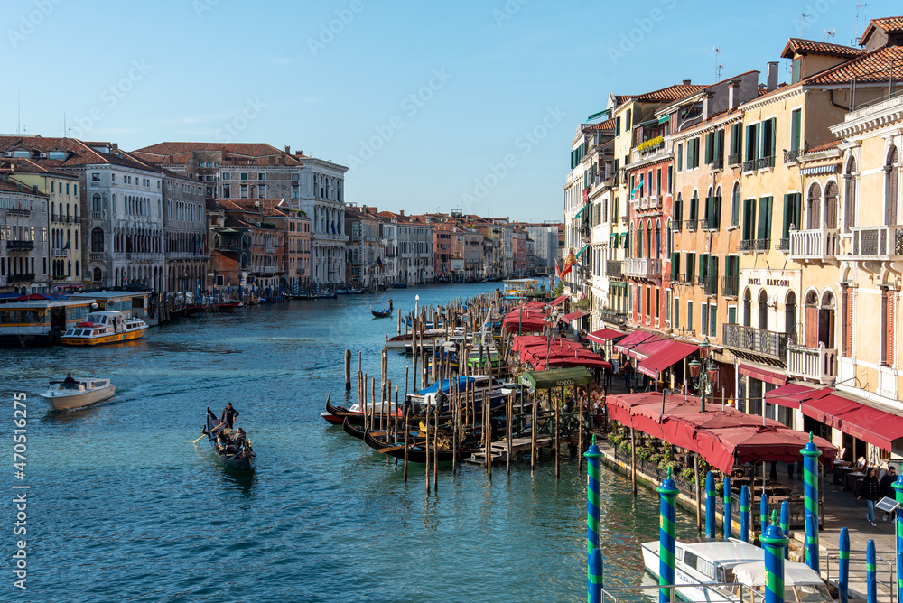 Canal Grande from Rialto Bridge in Venice