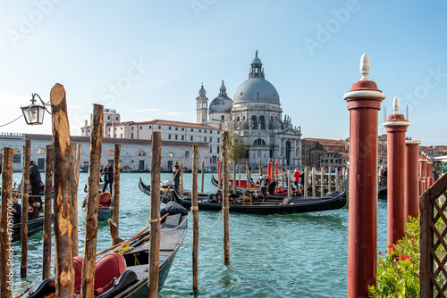 View of Santa Maria della Salute in Dorsoduro District from San Marco District, Venice