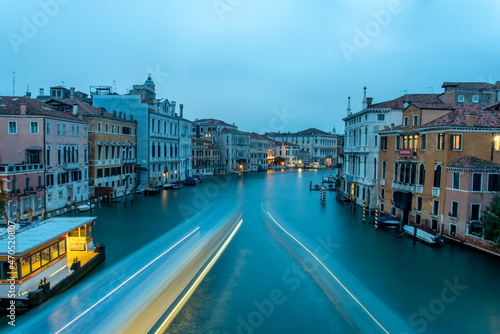 View on Canal Grande from Ponte dell' Accademia in the Morning, Venice