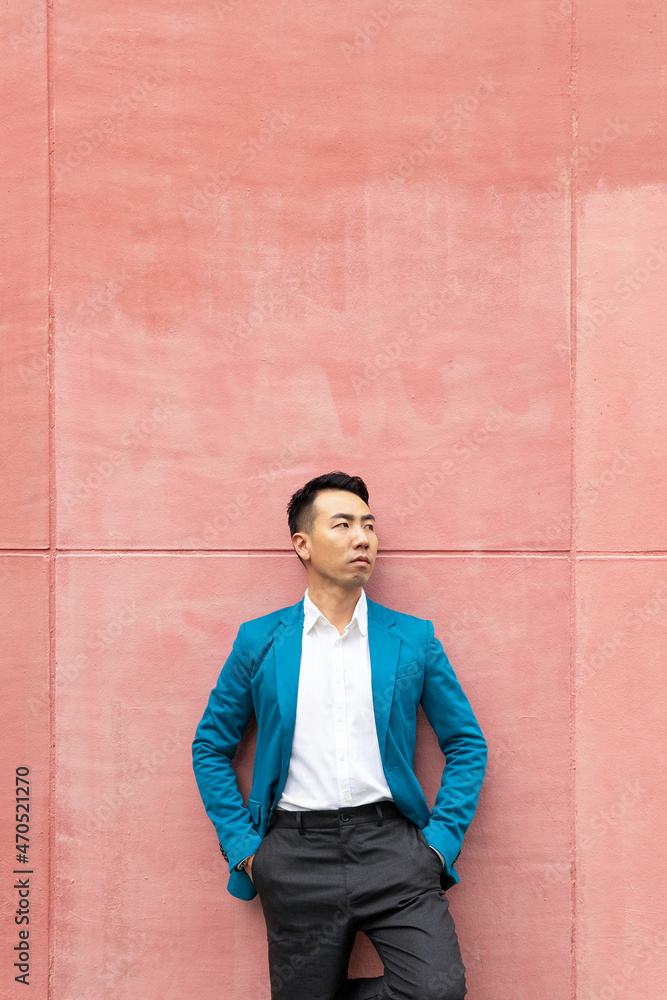 Stylish Asian man in suit Stylish Asian man in suit