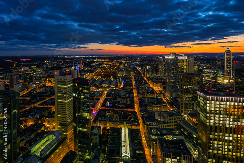 Sonnenuntergang  in Frankfurt am Main