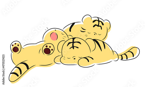 ねむる子とらたち