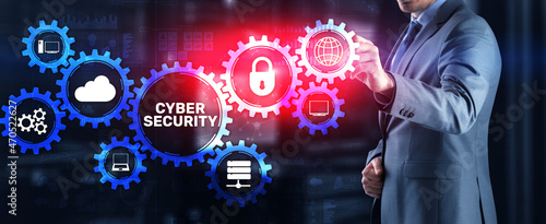 Cyber Security. Data Protection Network Privacy Concept