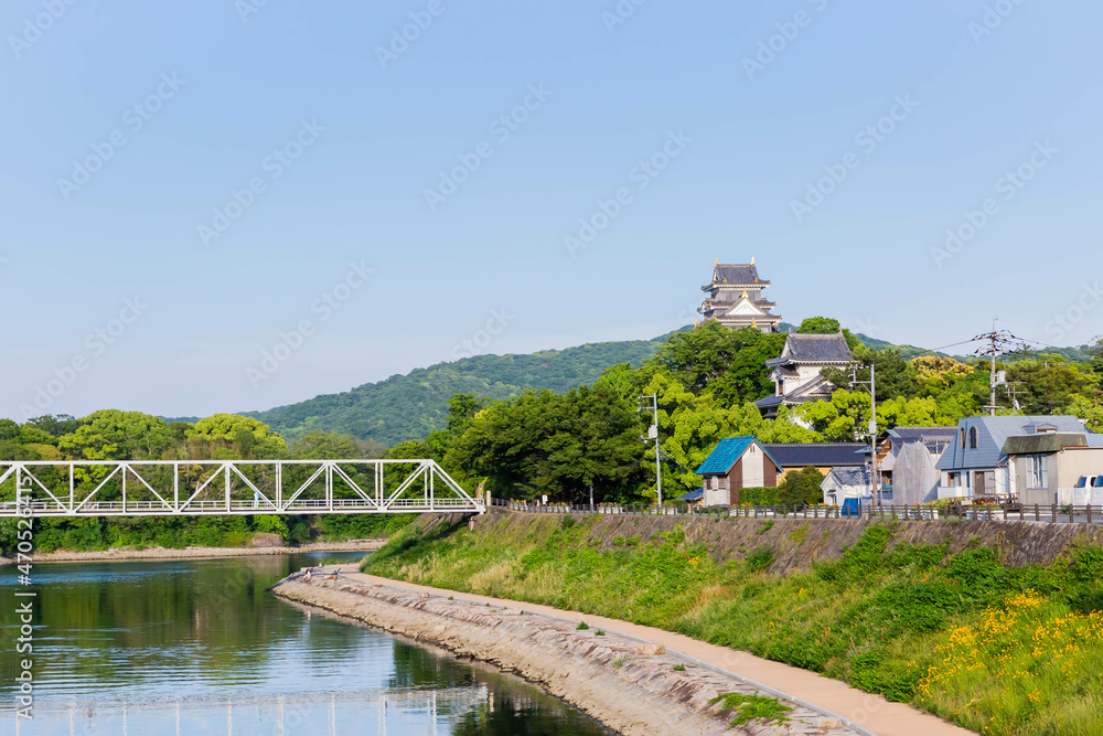 Fototapeta premium 岡山城 