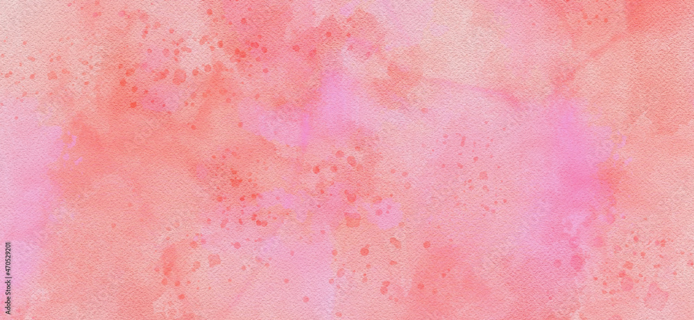Fototapeta premium Abstract watercolor with soft color on paper texture background design