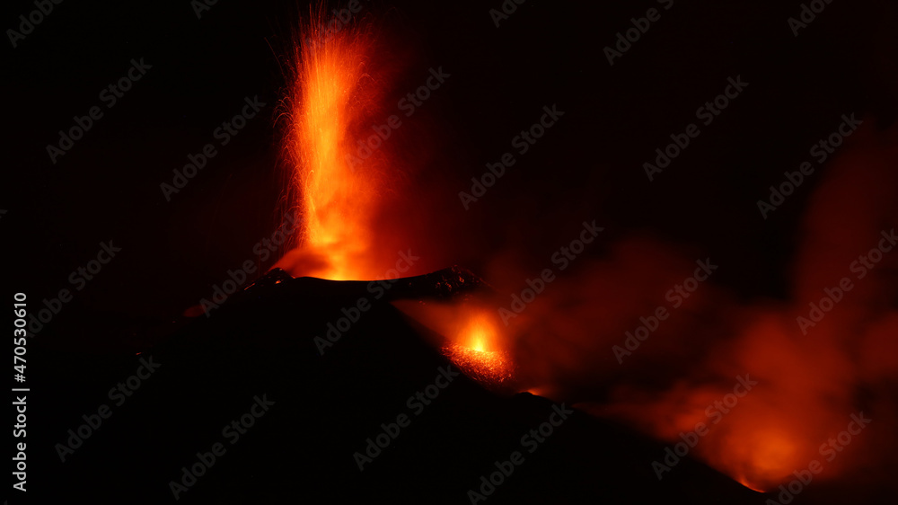 Volcán Cumbre Vieja, La Palma, Islas Canarias, España Volcán Cumbre Vieja, La Palma, Islas Canarias, España
